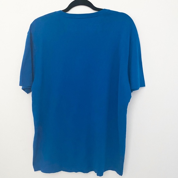 new Express ★ Flocked Graphic Night Tee ★ Cerulean - Picture 7 of 11